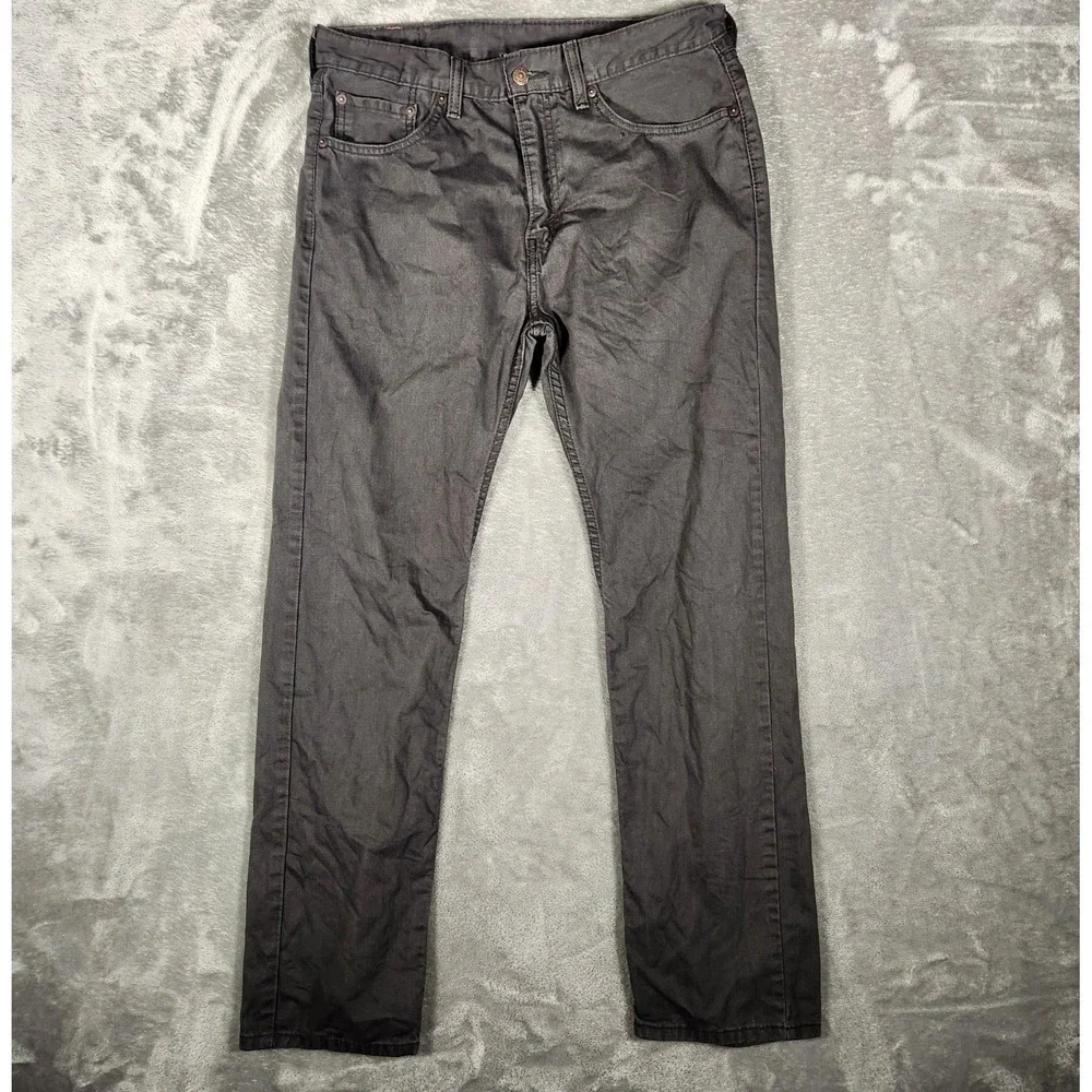 Levi's‎ 505 Jeans Men's 32X31 (Tag 32X32) Black Y2K 90s Straight